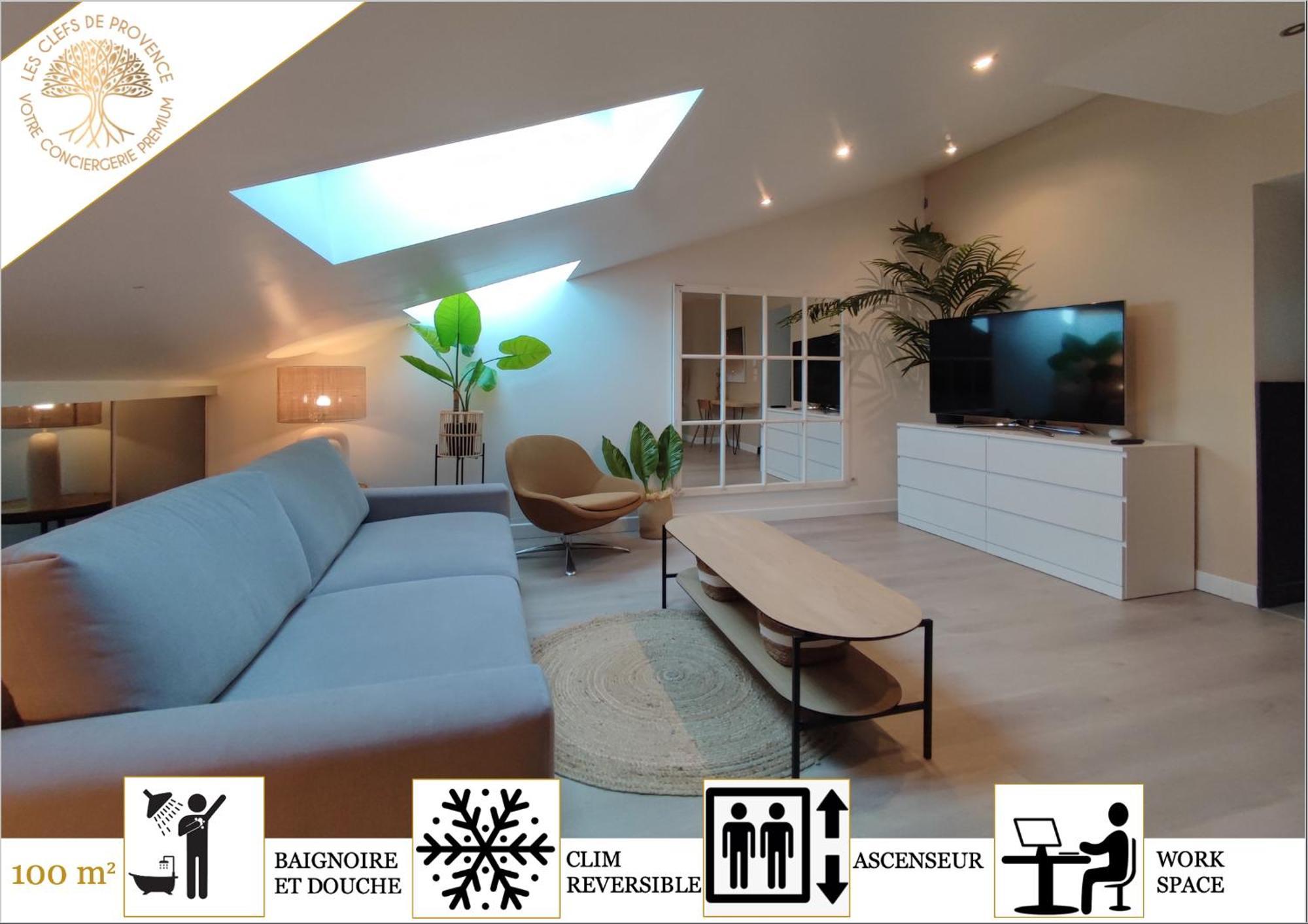 Le Marquis - T3 Standing 100M2 250 Metres Du Port Apartment Marseille Bagian luar foto